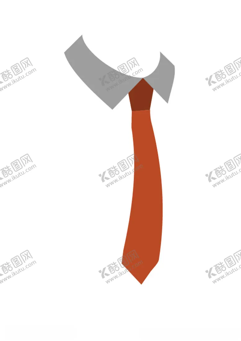 编号：26546602180108291416【酷图网】源文件下载-领带正式服装或西服元素矢量图