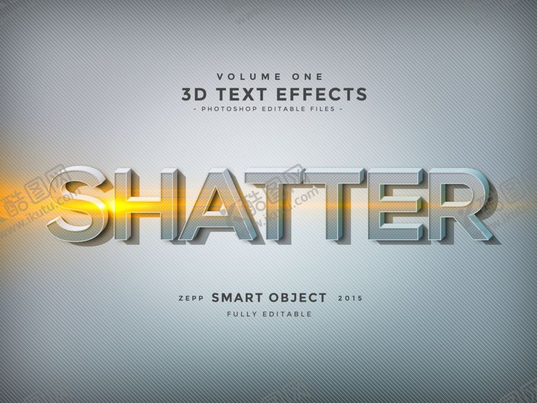 编号：18423510021303500169【酷图网】源文件下载-3D立体字体效果