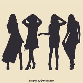 女性剪影品??种