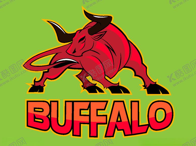 编号：62599410301045477460【酷图网】源文件下载-水牛徽标设计