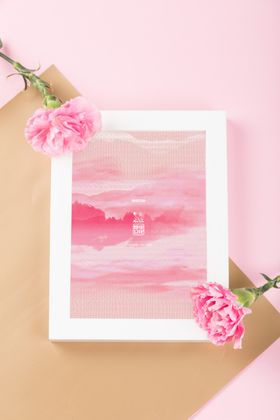 折页展示样机宣传册贴图纸张空白纸