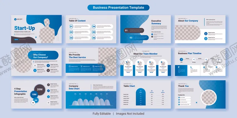 编号：57766812190103013894【酷图网】源文件下载-蓝色ppt简约