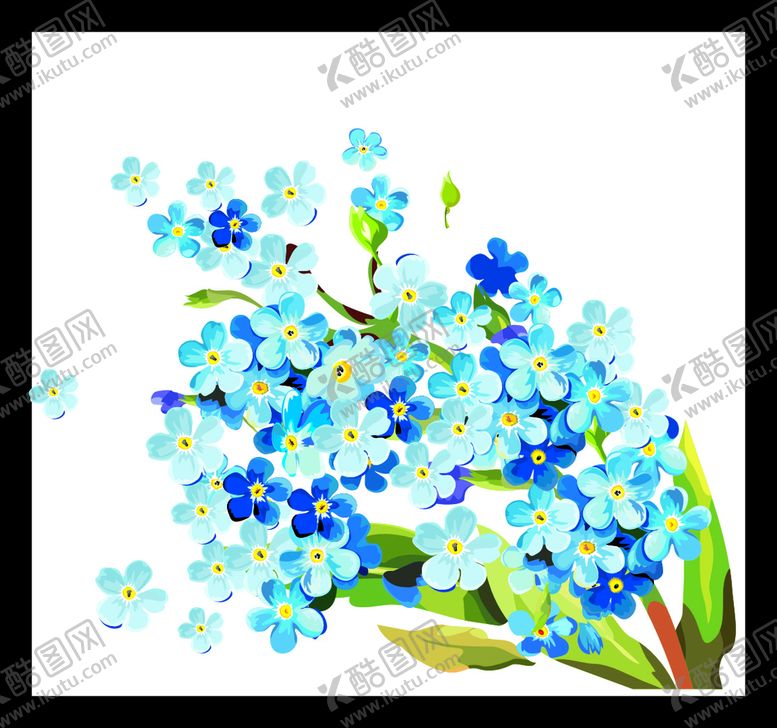 编号：37612501300112061493【酷图网】源文件下载-手绘花卉花朵