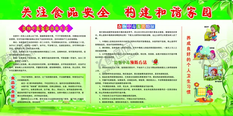 编号：27262404180601406718【酷图网】源文件下载-关注食品安全