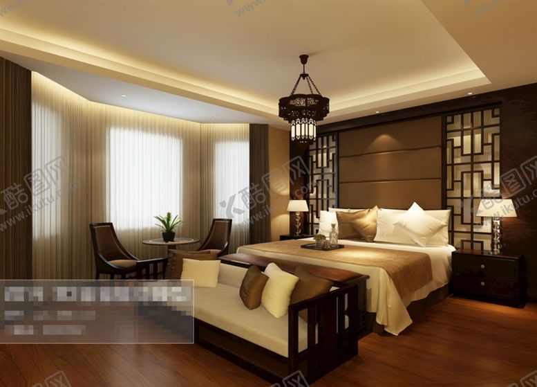 编号：90933110091541351913【酷图网】源文件下载-卧室效果图