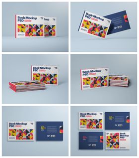 书籍书本杂志样机