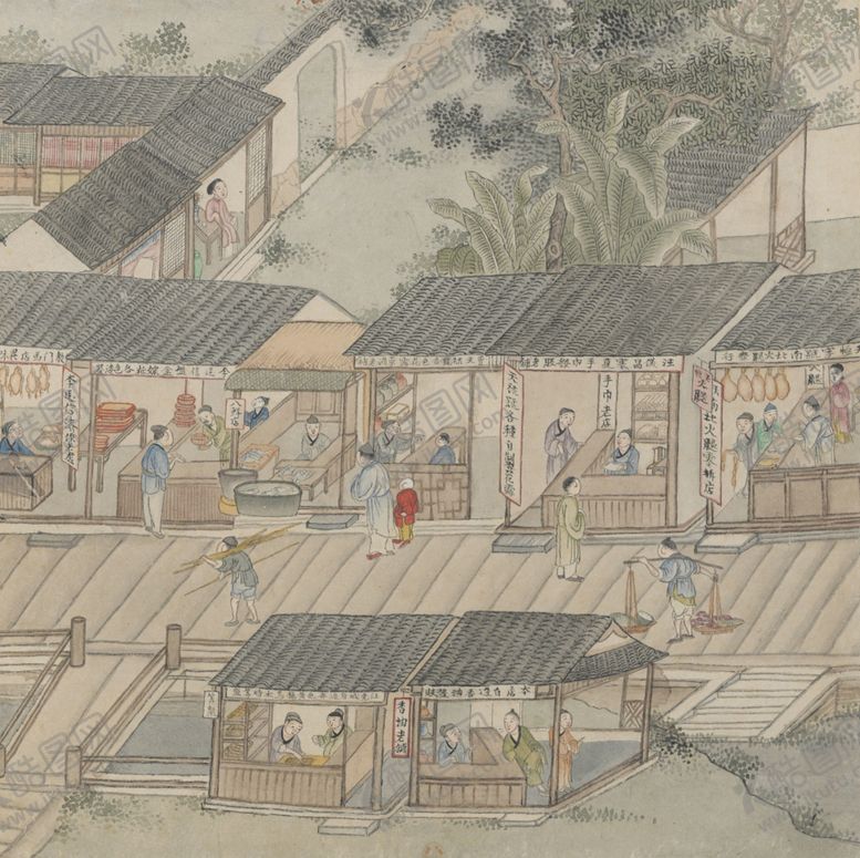 编号：81726610011148506939【酷图网】源文件下载-古代集市