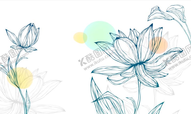 编号：42230810071247149642【酷图网】源文件下载-精简荷花壁纸