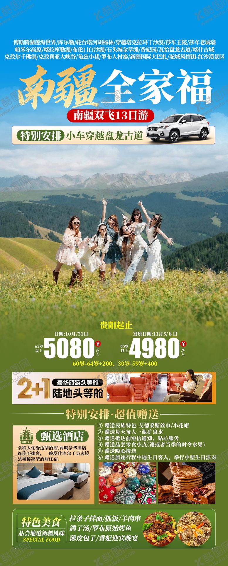 编号：28271404121712278866【酷图网】源文件下载-新疆全家福旅游长图海报