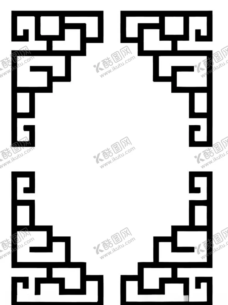 编号：61976806271219444881【酷图网】源文件下载-矢量回纹边框底纹