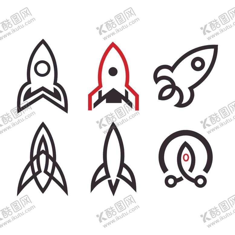 编号：91517310141131496282【酷图网】源文件下载-火箭标志