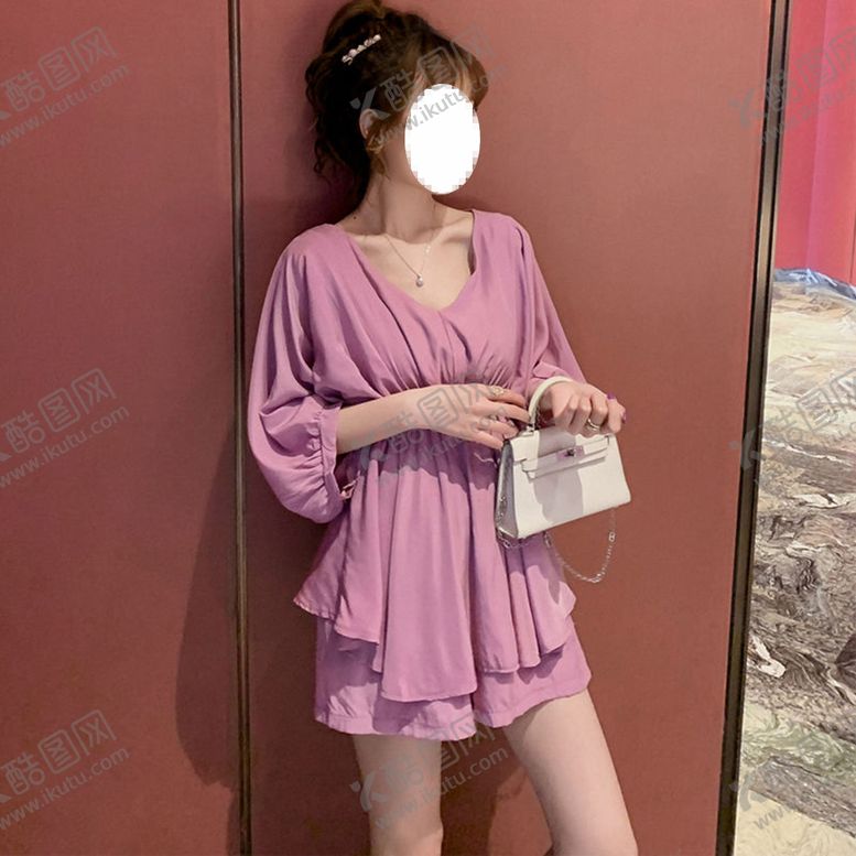 编号：32295605191001545386【酷图网】源文件下载-两件套女