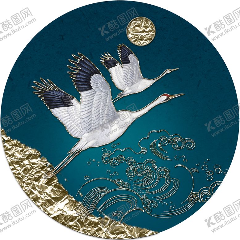 编号：43627809190236210352【酷图网】源文件下载-圆形装饰画
