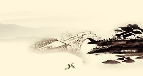 水墨房子