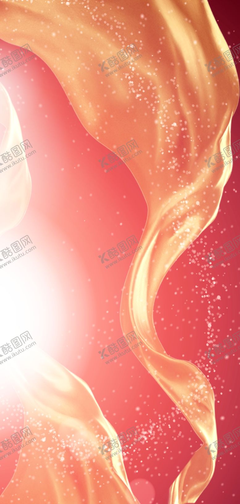 编号：24065710100254067236【酷图网】源文件下载-红色薄纱喜庆背景