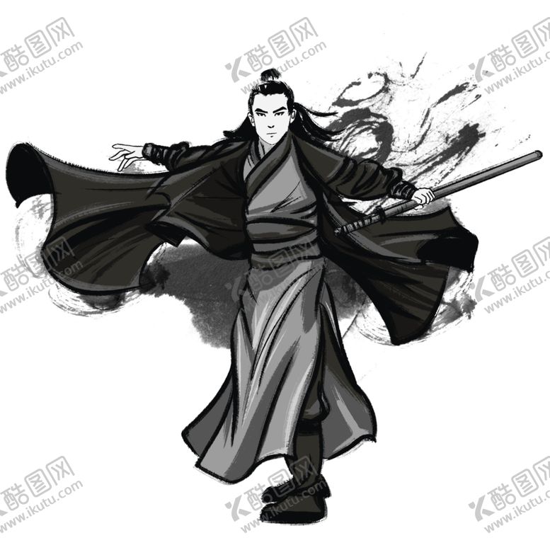 编号：52056805021444561341【酷图网】源文件下载-武侠人物