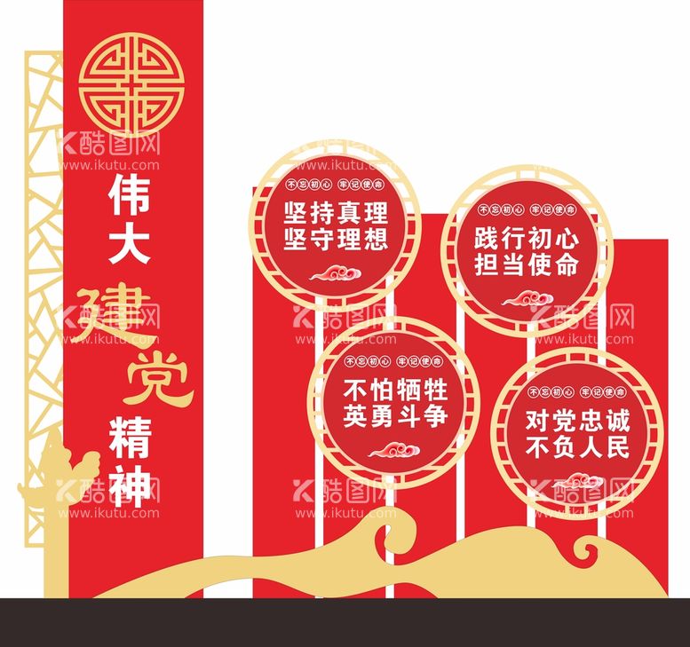 编号：63999411291531246068【酷图网】源文件下载-伟大建党精神小品