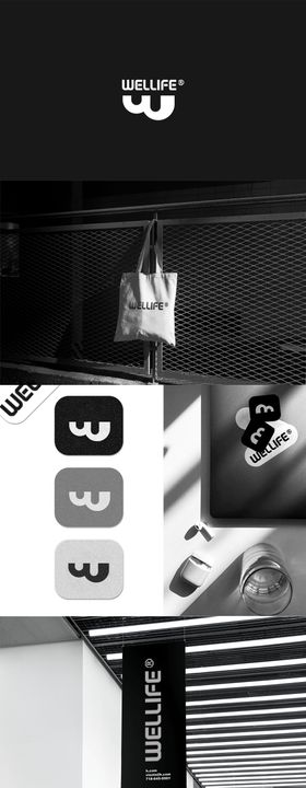 时尚品牌VI提案LOGO展示贴图样机