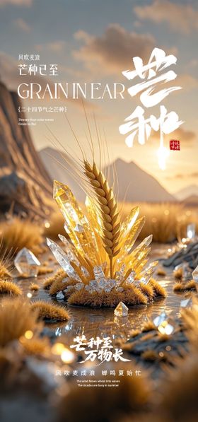 酒吧芒种海报二十四节气