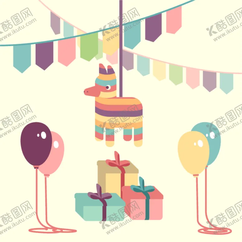 编号：91506501131129563245【酷图网】源文件下载-生日装饰素材