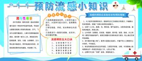 流感预防知识公益活动海报素材