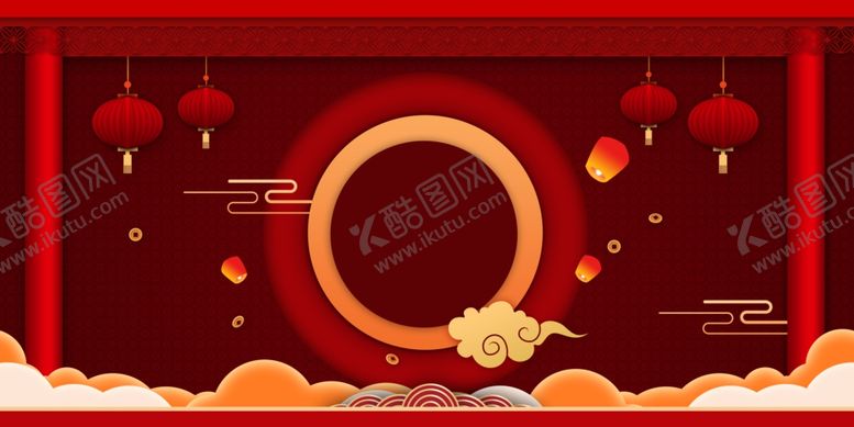 编号：80710010161446513563【酷图网】源文件下载-春节背景