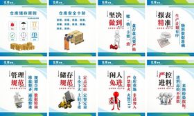 仓库管理展板