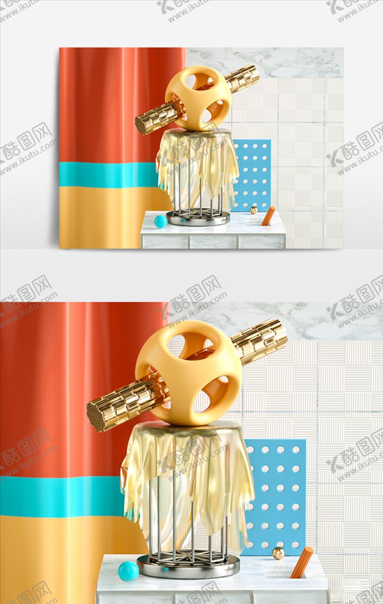 编号：50228110280747419519【酷图网】源文件下载-C4D场景建模