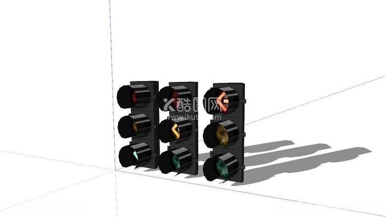 编号：90449803182218212411【酷图网】源文件下载-信号灯SU模型
