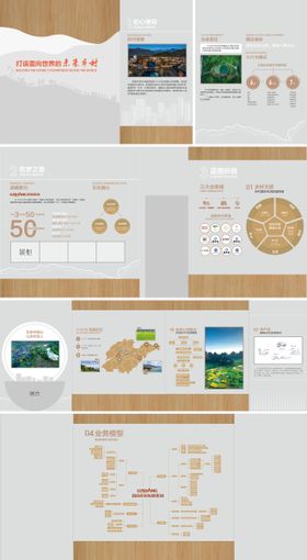 乡村振兴展厅版面设计