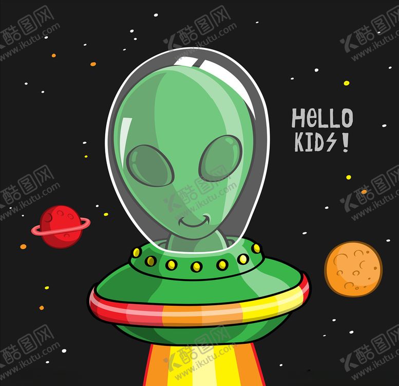 编号：68255307011538413445【酷图网】源文件下载-卡通外星人