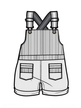 服装款式效果陈列夹克长