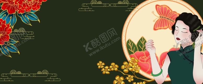 编号：97389009241944103076【酷图网】源文件下载-国潮背景