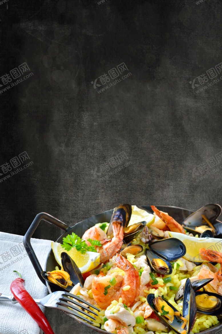 编号：43984406271252384765【酷图网】源文件下载-海鲜来这里海报