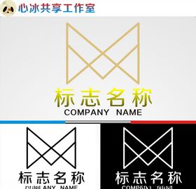 logo设计矢量图制作字母字母