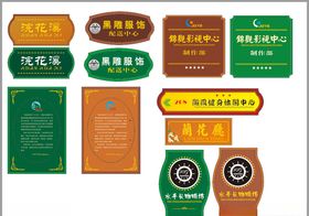 导示牌导向牌单元牌科室牌