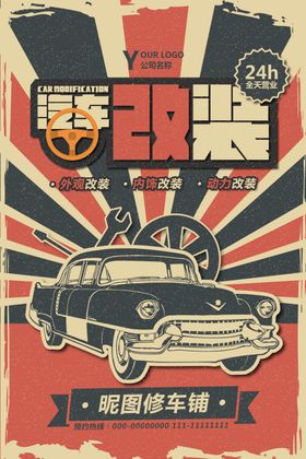 汽车改装海报