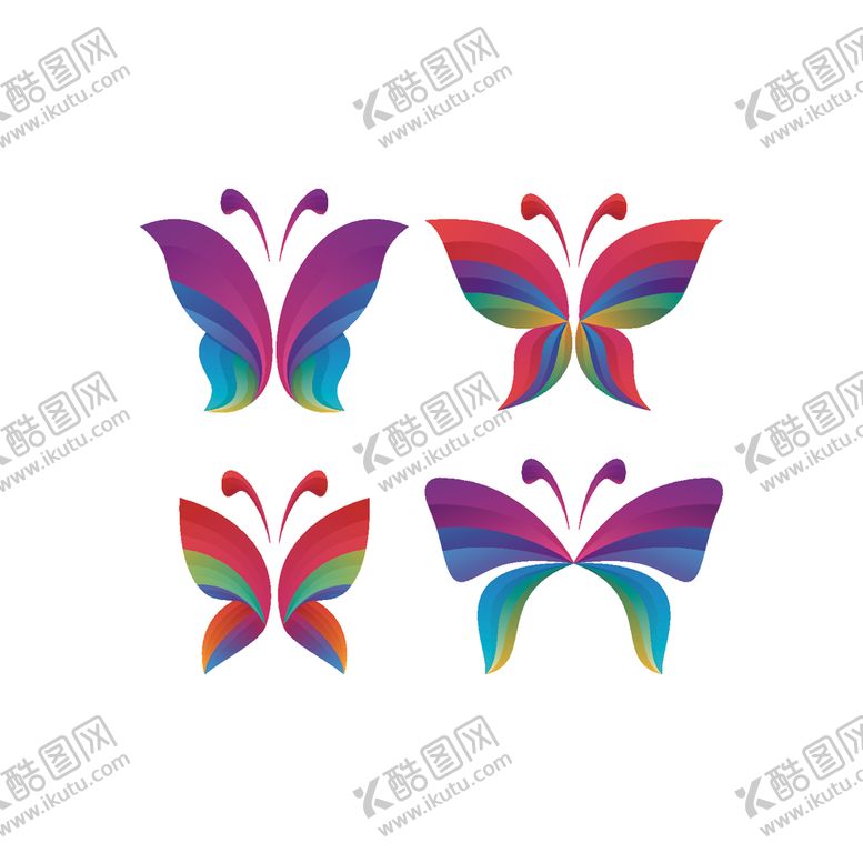 编号：42270410162117391788【酷图网】源文件下载-蝴蝶logo