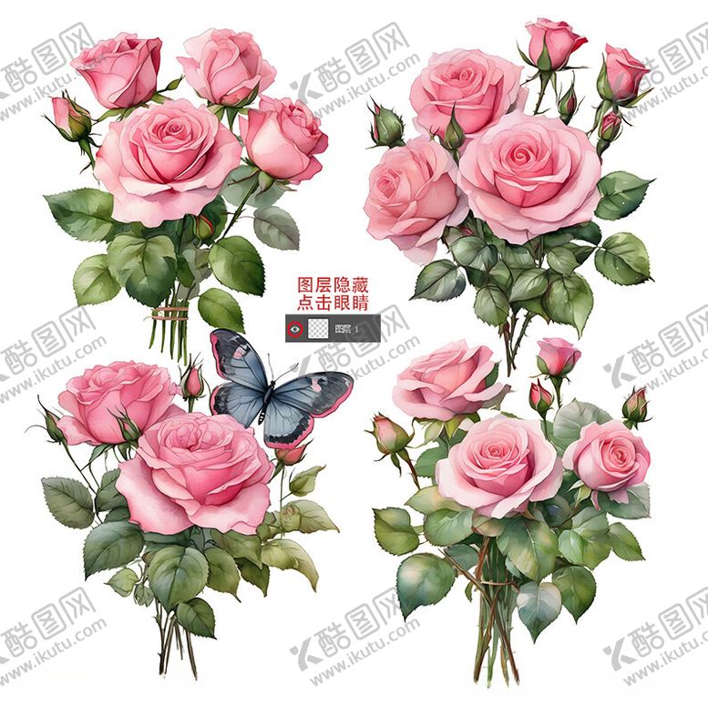 编号：71742301171549424668【酷图网】源文件下载-玫瑰花束