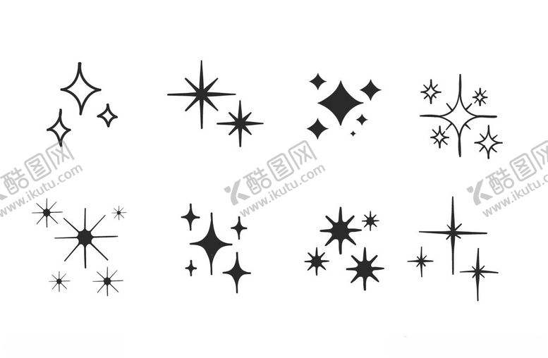 编号：77374702270857221686【酷图网】源文件下载-闪耀星光矢量元素
