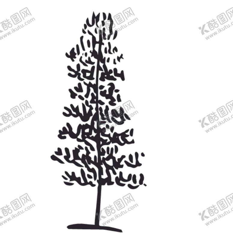 编号：61454809211736115378【酷图网】源文件下载-植物树木剪影