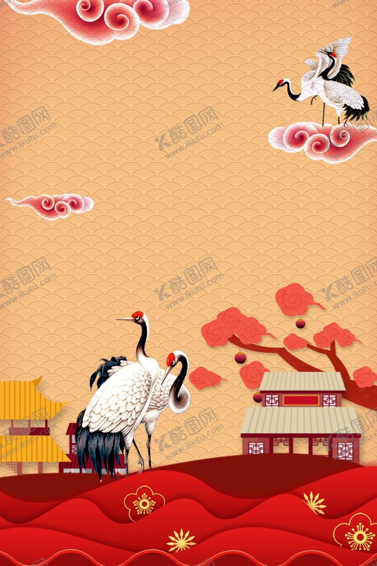 编号：72409307122333475029【酷图网】源文件下载-新年背景