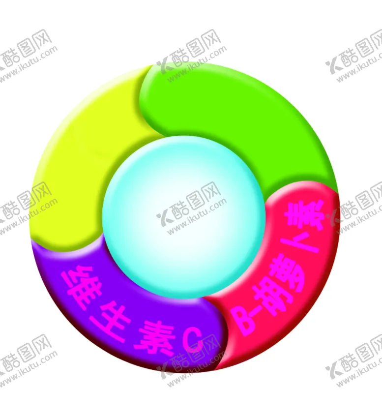 编号：30004303280534417573【酷图网】源文件下载-四色创意圆框