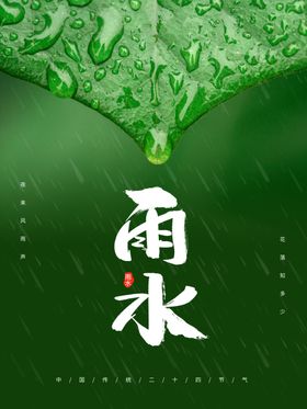 雨水海报