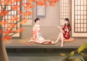古典女性手绘女性