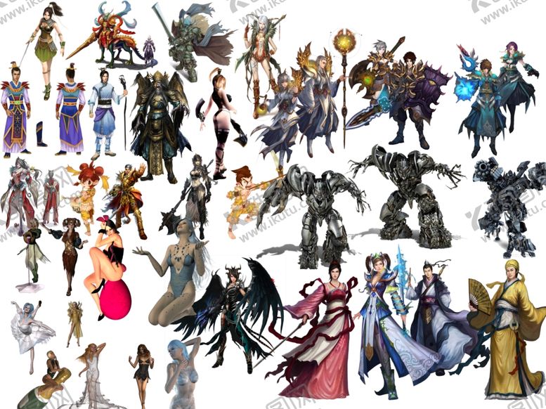 编号：31759609140247128557【酷图网】源文件下载-游戏人物设计元素