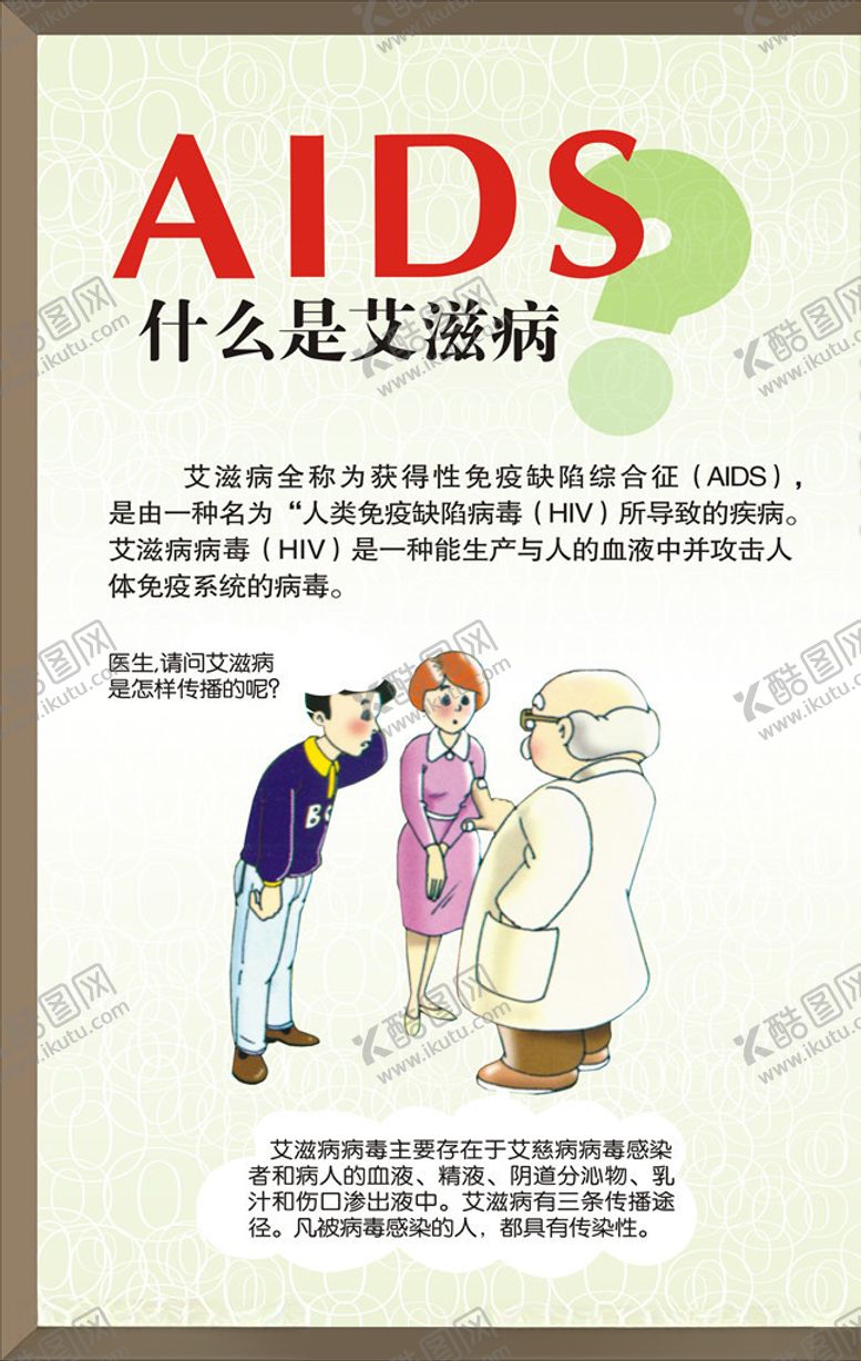 编号：91123007050910572773【酷图网】源文件下载-艾滋病展板