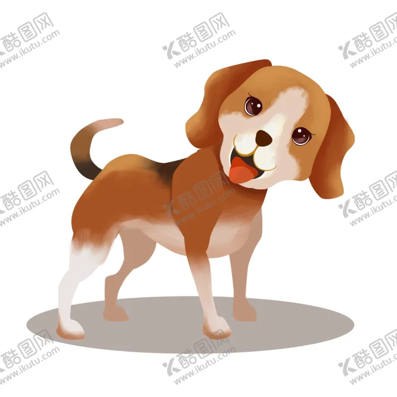 编号：17117605042207093096【酷图网】源文件下载-可爱小狗插画