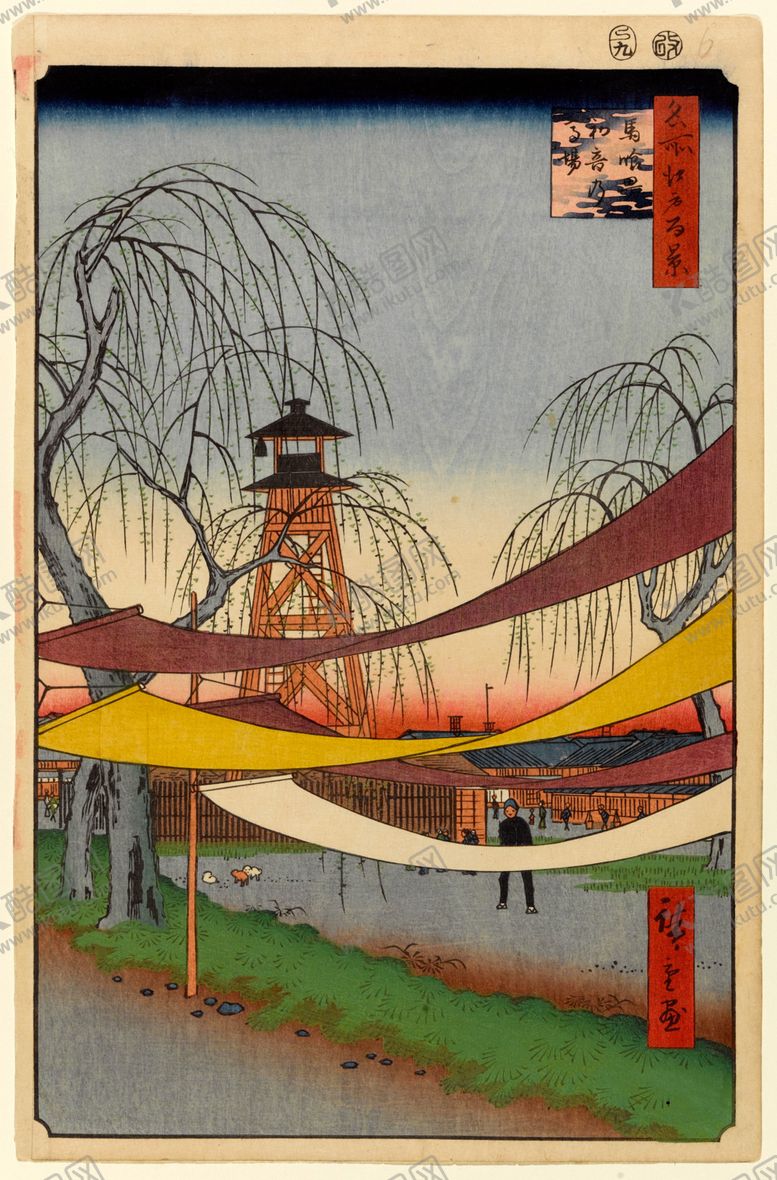 编号：57667409282247003204【酷图网】源文件下载-日本街景风景浮世绘