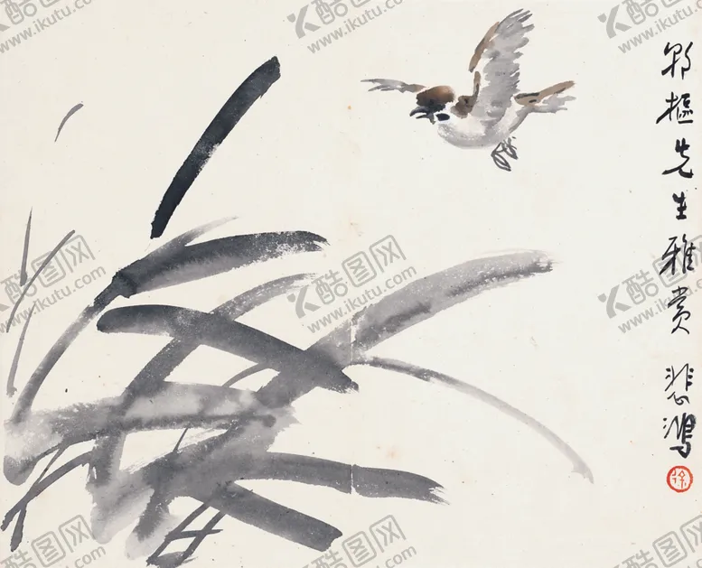 编号：38465006161249481278【酷图网】源文件下载-国画鸟雀